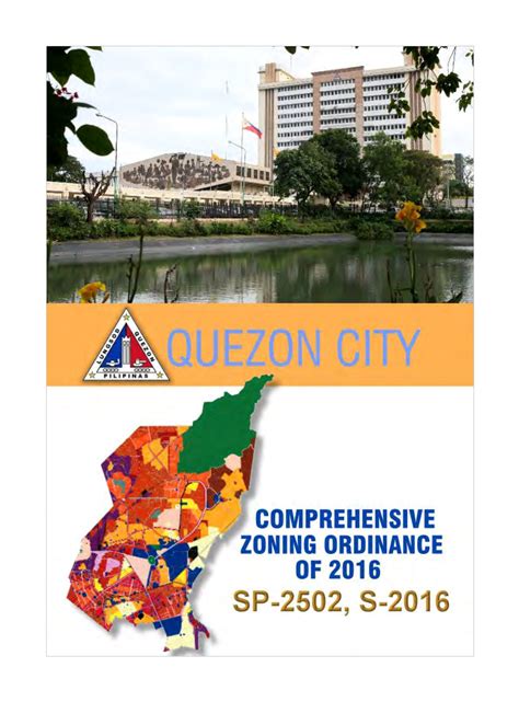 Quezon City Zoning Ordinance 2016 .